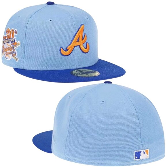 New Era Atlanta Braves 30th Anniversary 59Fifty Fitted Hat Cap Men's Size 7 5/8 - Picture 1 of 8